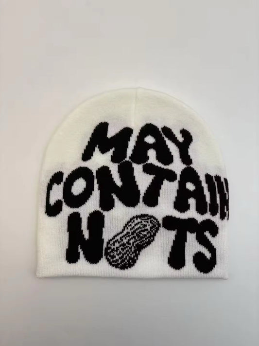 White PEANUT’s Beanie